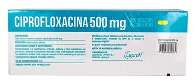 ciprofloxacina 500 mg